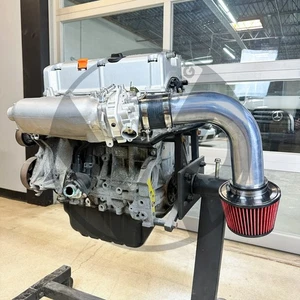 Budget 3" inch Air Intake K20 K24 Swap Intake For Honda Civic Integra Polished - Picture 1 of 4