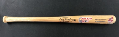 2007 MLB Louisville Slugger Cleveland Indians Mini Bat ALDS Central Div. Champs! - Image 1 of 3