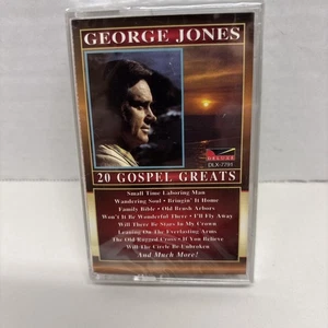 George Jones 20 Gospel Greats Music Album Cassette DLX-7791 Sealed - Picture 1 of 6