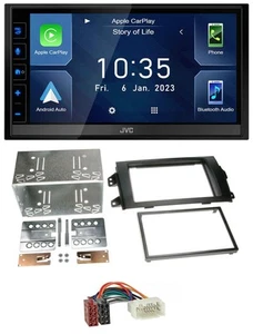 JVC DAB Bluetooth MP3 USB 2DIN Autoradio für Fiat Sedici Suzuki SX 4 ab 06 - Bild 1 von 8