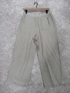 Velvet by Graham Spencer Leinenhose weites Bein kurze Damen M mit kleinem Oberteil - Bild 1 von 16