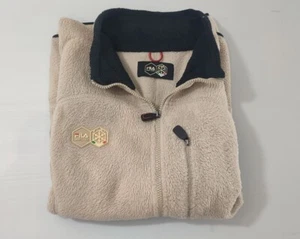 Vêtement Homme Veste Sweat gilet beige Fils sport Legacy taille S / M #RETROSTRE - Imagen 1 de 9