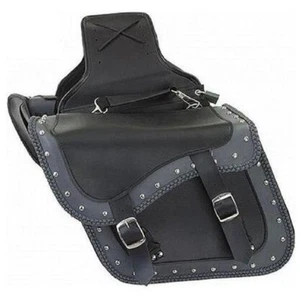 YAMAHA VSTAR V MAX VIRAGO WATERPROOF SADDLEBAG ZIP-OFF REFLECTIVE TRIM 2PC -YD16 - Picture 1 of 12