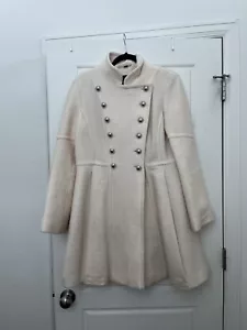 GUESS Cream Pea Coat - Picture 1 of 5