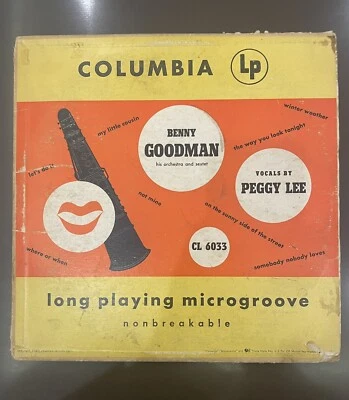 Benny Goodman With Peggy Lee 1949 CL 6033 - Image 1 of 4