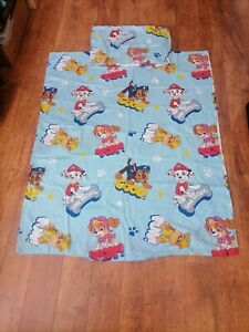 cot bed duvet cover and pillow case bedding set paw patrol