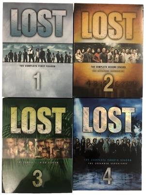 LOST Complete Seasons 1 2 3 4 TV Series DVD Box Set Lot Seasons 1-4 - Image 1 of 2