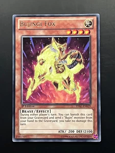 Tarjeta Yugioh Bujingi Fox Rara 1ª Edición LVAL-EN029 - Imagen 1 de 2