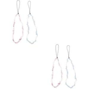 2 Pieces Handyriemen Strass Telefon Lanyard Handyband Aus Kristallstein - Zdjęcie 1 z 12