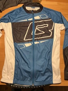 Crivit Radtrikot Warm Lang Club 56/58 Neuwertig Blau Schwarz Weiß Xl - Bild 1 von 9