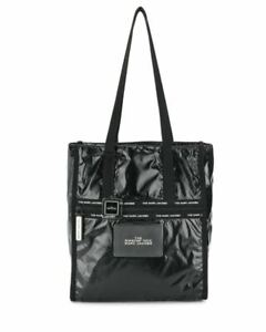 WETHE MARC JACOBS Ripstop Tote Contrast Signature Design in BLACK ~DUST BAG ~NWT
