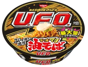 NISSIN Yakisoba UFO Instant Yakisoba Chili Oil & Mayonnaise Aburasoba 4 Pack - Picture 1 of 1