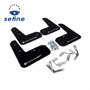 Flaps de barro Rally Armor logotipo blanco para más de 13 años Subaru BRZ/FR-S #MF23-UR-NEGRO/WH - Imagen 1 de 2