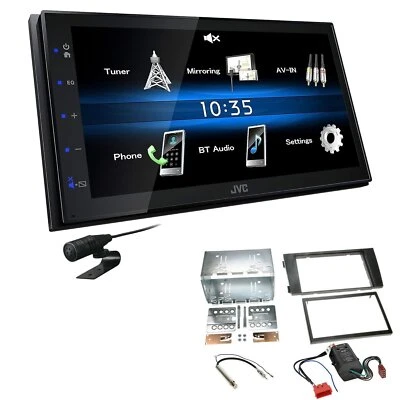 JVC Autoradio Touchscreen Bluetooth USB für Audi A6 2001-2005 Vollaktiv Bose - Bild 1 von 4