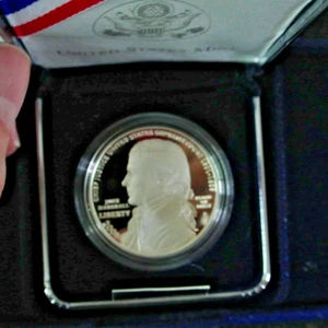 2005 PROOF Chief Justice John Marshall 90% Silver Dollar US Coin ONLYW/COA - Picture 1 of 5