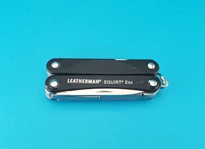 Leatherman Squirt ES4 Multi-Tool Knife Wire Strippers Electrician! BLACK! - Picture 1 of 7