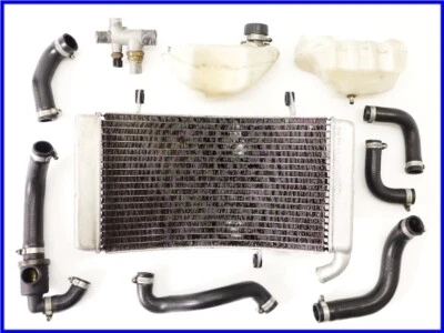 2001 DUCATI 996S Genuine Round Radiator Set W/ Thermostat 748 916 998 yyy - Image 1 of 4