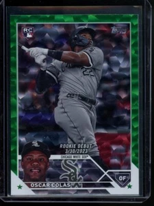2023 Topps Update #US205 Oscar Colás Green Foil #/499 - Picture 1 of 2