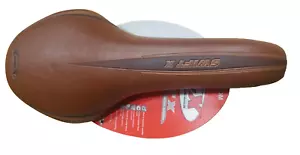 RavX Braun FahrradsattelTitanstangen Herren Performance Sattel 210 Gramm - Bild 1 von 3