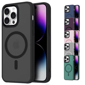 Hülle iPhone 16 15 14 13 12 11 + Pro Max MagSafe Handy Schutz Magnet Case Cover - Bild 1 von 19