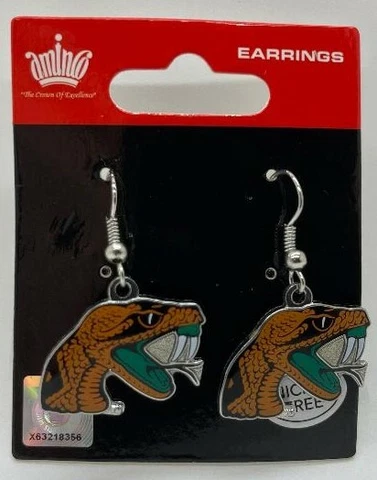 FAMU Rattlers Earrings - J Hook - Florida A&M University Rattlers Cover