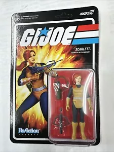 GI JOE ESCARLATA CONTADOR INTELIGENCIA 3,75 PULGADAS FIGURA DE ACCIÓN REFLEXIÓN SUPER 7 - Imagen 1 de 10