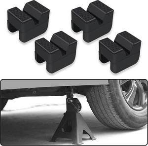 3 Ton Car Jack Stand Pads,Slotted Rubber Pinch Weld Jack Adapter for Protecting - Picture 1 of 7