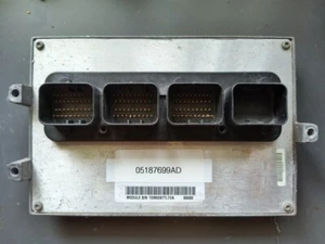 FREE PROGRAMMING 2009 Jeep Wrangler 3.8L MT ECU ECM PCM 05187699AD 05150468AA - Picture 1 of 2