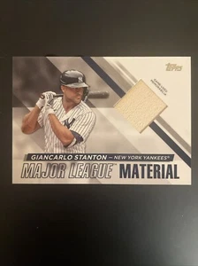 GIANCARLO STANTON 2024 TOPPS MAJOR LEAGUE MATERIAL JERSEY RELIC #MLM-GST YANKEES - Bild 1 von 2