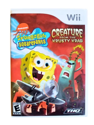 SpongeBob SquarePants: Creature from the Krusty Krab Nintendo Wii  COMPLETE - Image 1 of 4
