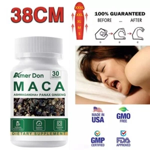Maca 10000MG MENS PENIS ENHANCEMENT XXL NATURAL ENLARGEMENT SUPPLEMENT LIBIDO - Picture 1 of 9