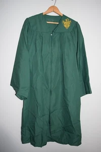 Rare Green University of Notre Dame Graduation Gown Sz 5'3"-5'5" - Picture 1 of 7