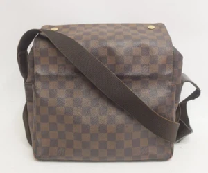 Authentic Louis Vuitton Damier Ebene Naviglio Shoulder bag #33605 - Picture 1 of 24