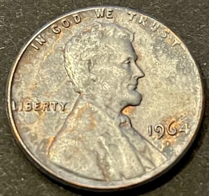 Centavo conmemorativo Lincoln 1964 D - AU/BU - tonificado - Imagen 1 de 2