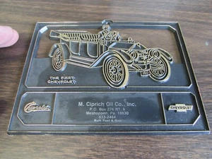 VINTAGE - M. CIPRICH OIL CO., INC - MESHOPPEN PA - WERBETAFEL - CHEVORLE - Bild 1 von 2