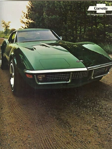 1971 Corvette Stingray Coupe Convertible (NOS) Vintage Sales Brochure - Picture 1 of 1