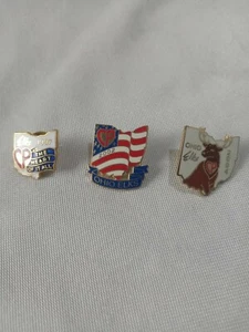 Elks Club Lodge B.P.O.E. Ohio CP Cerebral Palsy Pin Lot of 3 - Picture 1 of 5
