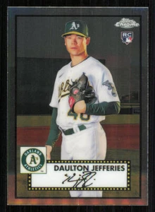 2021 Topps Chrome Platinum Anniversary #72 Daulton Jefferies Rookie - Picture 1 of 2