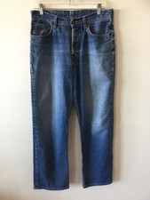Abercrombie & Fitch 5 Pocket Button Fly Indigo Jeans Men's Size 30 R Actual 32