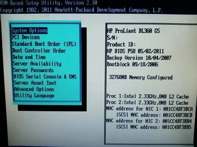 HP ProLiant DL360 G5 Server 2x Quad-Core 32GB RAM 4*72 GB 10k SAS Drives - Image 1 of 4