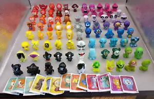 Lot of (86) Gogos Crazy Bones Figures-Iridescent, Glitter, More & (13) Stickers - Picture 1 of 1