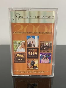 Spread The Word-2001 Southern Gospel Artist Sampler- Cassette-17 Songs - Picture 1 of 8