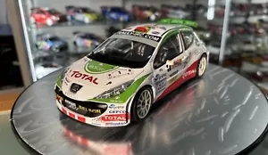 Peugeot 207 s2000 ojeda sign irc sunstar with box 1:18 coche escala diecast - Imagen 1 de 9