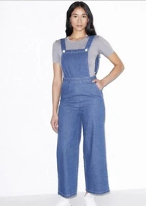American Apparel Blue Denim Overalls New S Y2k - Picture 1 of 10
