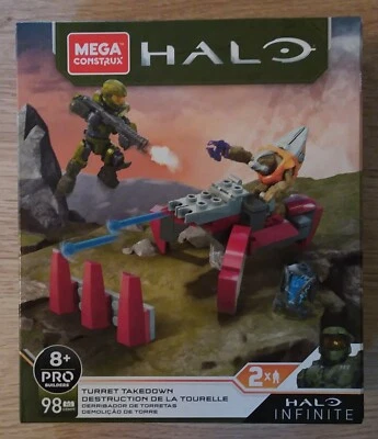 Mega Construx Halo-Turret Takedown-8+ Pro Builders-98 Pcs-New - Image 1 of 4