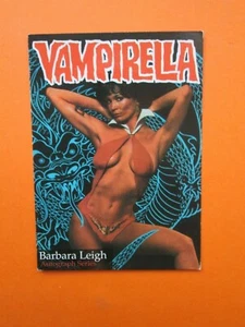 TIMEN.COM RARE VAMPIRELLA SIGNED CARD BARBARA LEIGH 2000 ETAT NEUF - Picture 1 of 2