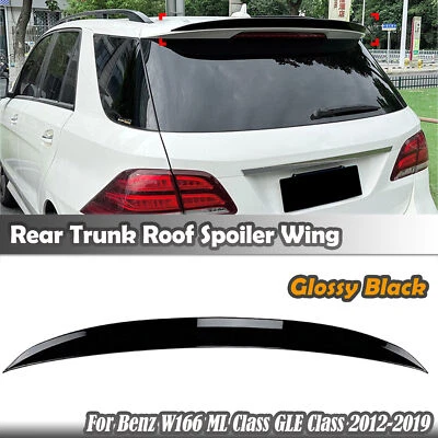 Rear Trunk Spoiler Wing For Mercedes Benz W166 ML GLE Class 2012-2019 Black 1PCS - Imagem 1 de 4