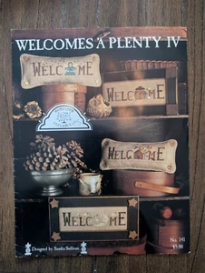 Folleto de punto de cruz contado HOMESPUN ELEGANCE DA LA BIENVENIDA A UN MONTÓN IV - Envío gratuito - Imagen 1 de 3