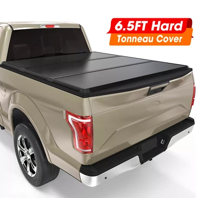 3-секционный жесткий стекловолоконный чехол для кузова грузового автомобиля Toyota Tundra 2022-2025 годов выпуска 6,5 фута - Изображение 1 из 4