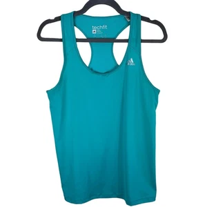 Adidas Sea Green Lightweight Tech Fit Climacool Racerback Athletic Tank Top Gr. L - Bild 1 von 6